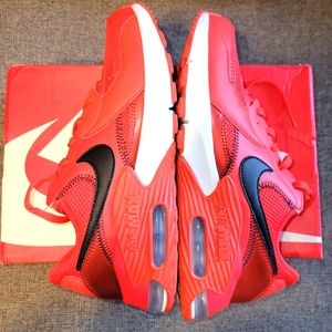 Women's Nike court vision low red and white